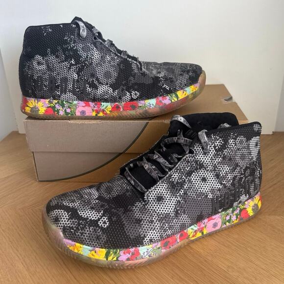 NOBULL Court Mid Top ‘Black Floral’ Men Sneakers - SZ Men 11.5 - Women 13 main image 12